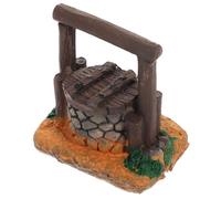 Healvian Petit Puits d'eau Décoratif en Résine pour Micro Paysage