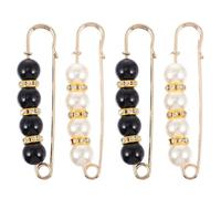 Healvian Pinces à Foulard Clips de Sécurité Uniques pour Vêtements 4pcs en Alliage de Zinc Accessoires Pratiques pour Femmes pour Porter Quotidien Soirées
