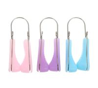 Healvian Pinces Nasales en Silicone 3pcs, Outils de Lifting du Nez pour Redresser et Relever le Pont Nasal, Accessoires Beauté pour Visage Confortables et Efficaces