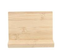 Healvian Plaque en Bambou avec Socle Solide, Tableau D'affichage Vide pour Code de Paiement, Nom ou Identification, Design Simple et Élégant pour Bureau ou Présentation