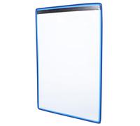 Healvian Pochette Magnétique pour Documents Bleu en Pvc Grosse Capacité de Rangement et Fixation Magnétique, pour Bureau et Affichage de Travaux