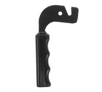 Healvian Poignée en Fer de Poêle à Bois de Remplacement pour Porte et Plastique, Installation Facile, Ajustement Précis et Chaudière pour Foyer Domestique