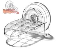 Healvian Repose-pied de Antidérapant Transparent Pédale avec Ventouse pour Salle de Bain Accessoire Pratique pour Rasage Lavage des Adapté aux Surfaces Lisses