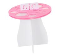 Healvian Support de Pinceaux Maquillage Créatif Rose Rack de Rangement pour Séchage et Organisation des Brosses de Beauté à Domicile