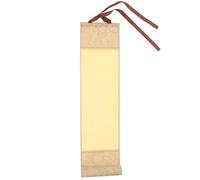 Healvian Tableau Vintage en Tissu Beige, Décoration Polyvalente pour Maison, Style Rétro Élégant, Rouleau Suspendu pour Peinture et Calligraphie