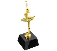 Healvian Trophée de Danse en Métal Argenté 20 CM Coupe Délicate de Danseuse de Ballet Décoration Sportive pour Adolescents et Récompense de Compétition