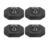 Healvian Variateur Tactile pour Lampe de Bureau 4pcs, Interrupteur Noir en Plastique, Installation Facile et Design Simple pour Lampe de Table