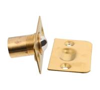 Healvian Verrouillage par perles tactiles de porte, loquet à bille à ressort en acier inoxydable, Butée à bille en acier inoxydable, 2 pcs, ressort intégré robuste, forme une fermeture