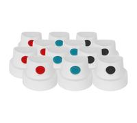 HEANUJJ 12 Bouchons de Buse de Peinture en Aérosol pour Projets de Graffiti, Plastique, 12pcs, Design Précis, Performance Artistique, pour Peinture Extérieure