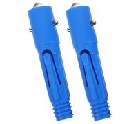 HEANUJJ 2 embouts filetés de rechange - Adaptateur de manche à balai de 22 mm de diamètre intérieur pour balais-serpillères et plumeaux - Adaptateur d'extrémité de rallonge pour outils de