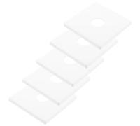 HEANUJJ 5 Pièces Cache de Bras de Carré en Abs Blanc Design Séparé, Moderne, S'adaptant aux Appartements et Maisons, Simplifie le Nettoyage et Dissimule les Trous