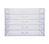 HEANUJJ Boîte de Rangement Acrylique Tiroirs Organise Accessoires et Perles D'ongles Compacte et Portable pour Outils de Manucure pour Maison ou Boutique