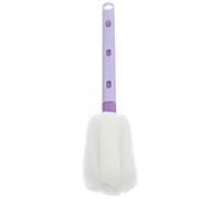 HEANUJJ Brosse de Nettoyage pour Bouteilles D'eau Éponge Pourpre, Manche Long en Pp, Forte Puissance Détergente sans Abîmer Parois Intérieures, Cuisine et Tasses