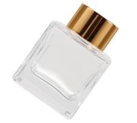 HEANUJJ Flacon D'aromathérapie en Verre Blanc, Flacon Diffuseur D'intérieur Carré, Diffuseur de Parfum Maison, Bouteille Créative pour Parfum D'ambiance Couleur Couleur Aléatoire