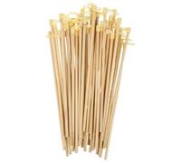 HEANUJJ Lot de 100 Bâtons de Lanternes en Bambou Style Japonerie pour Kit de Bricolage, Matériau Fiable et Artisanat Fin, pour Décorations de Fête en Extérieur