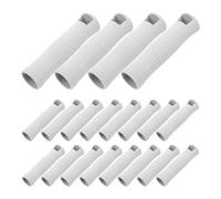 HEANUJJ Lot de 30 Embouts de Manche à Balai en Plastique Haute Résistance, Grip Ergonomique Confortable, Manchon D'extrémité pour Balai Adapté aux Salons et Salles de Bain