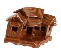HEANUJJ Maisonnette Miniature en Céramique, Petite Figurine de Chalet Vintage, pour Pot de Fleur et Plante, Extérieur, Détails Artisanaux, Régulation Automatique de L'humidité, Portable