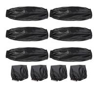 HEANUJJ Manchons de Protection des Bras Manchettes Élastiques en Cuir Pu Résistants la Chaleur Étincelles, Lot de 5 Paires Adaptées au Soudage Jardinage