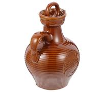 HEANUJJ Pichet à Vin en Céramique 500ml Marron, Carafe à Vin pour Restaurant, Simple et Élégante, pour Maison ou Restaurant