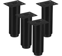HEANUJJ Rehausseurs de Meubles Réglables Support Robuste 12-18 Cm en Acier Laminé à Froid Lot de Installation Facile et Stabilité Assurée pour Canapé