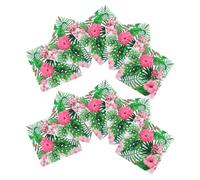 HEANUJJ Serviettes Jetables en Papier à Motif Tropical Hawaïen pour Fête D'été, Décoratives et Sûres, 20 Pièces, pour Sandales Femme Carnaval Estival