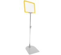 HEANUJJ Support D'étiquettes Prix Portable en Acier Inoxydable et Plastique Design Stable pour Affichage des Prix en Supermarché et Boutique