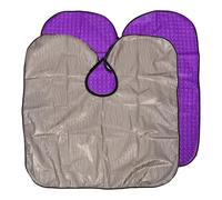 HEANUJJ Tablier Réglable pour Salon de Coiffure Féminin, 2 Pièces en Plastique Imperméable, Protection pour Coiffure Professionnelle en Salon