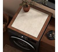 Hearda Housse Machine a Laver Style Pastoral Rétro (Beige Brun 2,40x60cm)