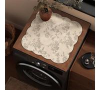 Hearda Housse Machine a Laver Style Pastoral Rétro (Fleurs 2,50x60cm)