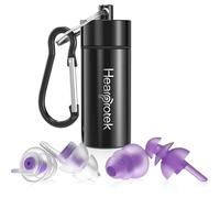 Hearprotek Bouchon d'Oreille pour Dormir, Anti Bruit & Ronflement, 30/32dB | 2 Paires Bouchons d'Oreilles Sommeil en Silicone, 2 Tailles et 2 Formes pour Nuit, Voyage, Avion, Travail et Études