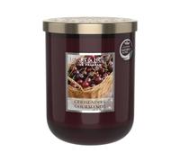 Grande bougie heart and home cerise noire gourmande ROUGE G