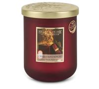 HEART & HOME Bougie parfumée Magie de Noël – cire naturelle de soja 75h – grande jarre en verre