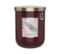 HEART & HOME - Bougie parfumée à base de cire naturelle de soja pour la maison - Grande jarre Pur enchantement - Durée de combustion 75h - Cadeau, décoration et parfum pour la maison - pot en verre