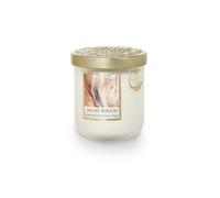 HEART & HOME - Bougie Parfumée à Base de Cire Naturelle de Soja pour la Maison - Petite jarre Caresse de l'Ange - Durée de combustion 30h - Cadeau, Décoration et Parfum pour la Maison - Pot en verre
