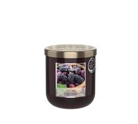 HEART & HOME - Bougie parfumée à base de cire naturelle de soja pour la maison - Petite jarre Mûre sauvage - Durée de combustion 30h - Cadeau, décoration et parfum pour la maison - pot en verre