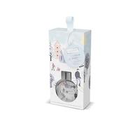HEART & HOME - Diffuseur d'Ambiance pour la Maison - Diffuseur Parfum Batônnets Flocons Givrés - 70 ml - Cadeau, Décoration et Parfum pour la Maison - Flacon en verre, Blanc