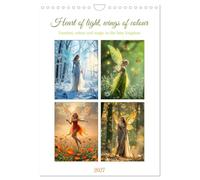 Heart of light, wings of colour - Emotion, colour and magic in the fairy kingdom (Wall Calendar 2027 DIN A4 portrait), CALVENDO 12 Month Wall ... An AI-generated picture book for the soul