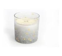 Heart of the home - Bougie de Noël en pot paillettes Ice - Argent - Noël givré Gris G