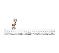 heart_of_the_home Calendrier de l'Avent bois renne Xmas Tradi - Blanc