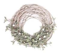 Heart of the home - Centre de table pour bougie Noël effet branches Mistletoe - Marron - Mistletoe Vert G