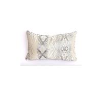 Heart of the home - Coussin design effet python Joha - L. 30 x l. 50 cm - Blanc - Joha