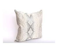 Heart of the home - Coussin design effet python Joha - L. 45 x l. 45 cm - Blanc - Joha Blanc G