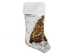 Heart of the home - Décoration de Noël suspendue Botte Sequin - Argent - Design de Noël Argent G