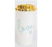 Heart of the home - Mug de transport design Mandala - 450 ml - Bleu - Mandala Bleu G