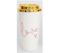 Heart of the home - Mug de transport design Mandala - 450 ml - Rose - Mandala Rose G