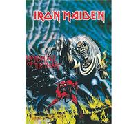 Heart Rock Drapeau original Iron Maiden Number of The Beast, tissu, multicolore, 110 x 75 x 0,1 cm