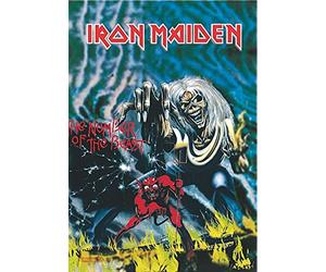 Heart Rock Drapeau original Iron Maiden Number of The Beast, tissu, multicolore, 110 x 75 x 0,1 cm