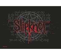 Heart Rock Licensed Drapeau Slipknot - Splattered, Tissu, Multicolore, 110 x 75 x 0,1 cm