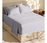 Hearth & Harbor Parure de lit 6 pièces - Drap-Housse Extra Profond pour Matelas de 45,7 à 61 cm de Profondeur., Lavande Claire., Twin XL