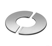 Heat Resistant Chimney Cover 40-200mm Stainless Steel(120) | Conceals unsightly pipes, fits 40-200mm diameter, sleek silver look, enhances home decor aesthetics